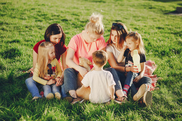 group with dogs
