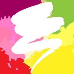 Background of colored multicolored spots. Vector illustration.