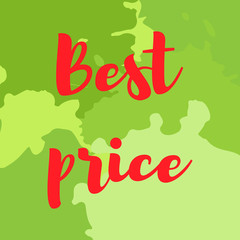 The best price on multi-colored abstract spots of blots