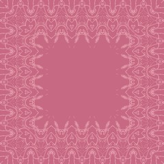 Floral graphic abstract pattern