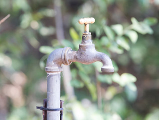 Watertap on a campsite