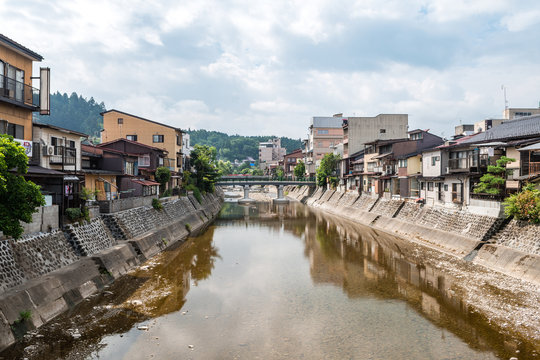 traditional takayama town at Gifu prefecture, Japan
