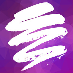 Vector. Background art polygon and ink spot