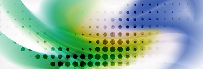Fototapeta premium Abstract background holographic liquid colors design