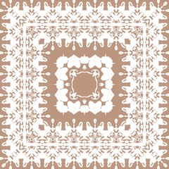 Floral graphic abstract pattern