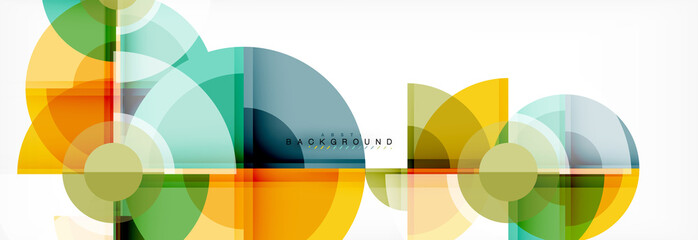 Obraz premium Circle abstract background