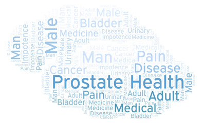 Obraz premium Prostate Health word cloud.