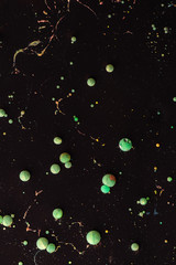 Creative background with abstract oil painted waves