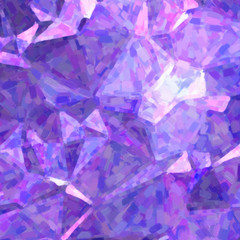 Dark blue and purple Impressionist Oil Painting in square shape background illustration.