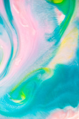 Creative background with abstract oil painted waves