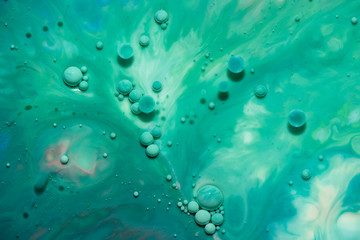 Creative background with abstract oil painted waves