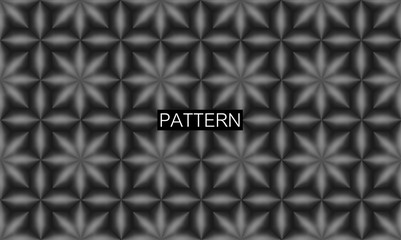 Obraz premium Abstract geometric pattern with lines, rhombuses A seamless vector background. Blue-black and gray texture. Seamless vector background 