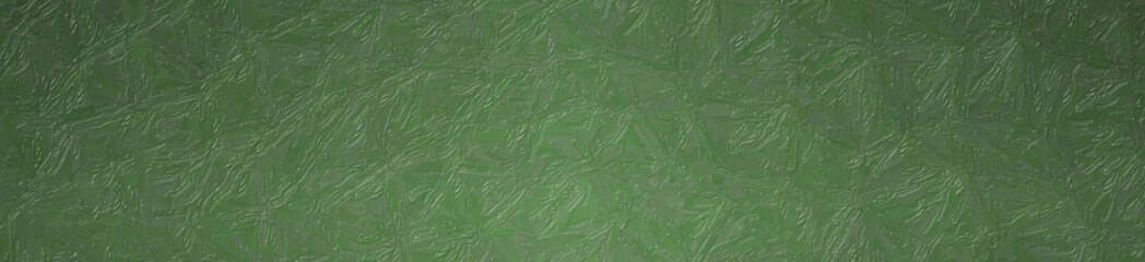 Abstract illustration of Dark Jungle Green Impasto banner background, digitally generated.