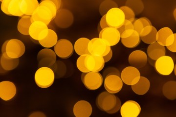 unfocused Christmas light