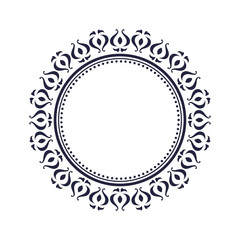 Circular vector frame