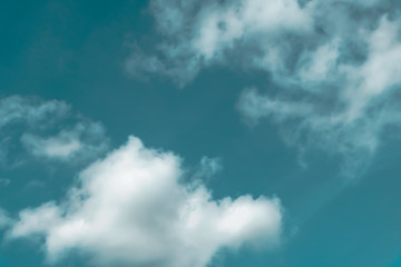 Obraz premium vintage dynamic cloud and sky with grunge texture for background Abstract,postcard nature art style,soft and blur focus.