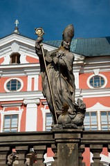 statue in a monastery