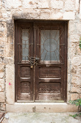 Fototapeta na wymiar Old rustic door 
