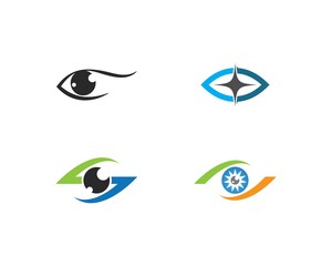 Eye logo vector