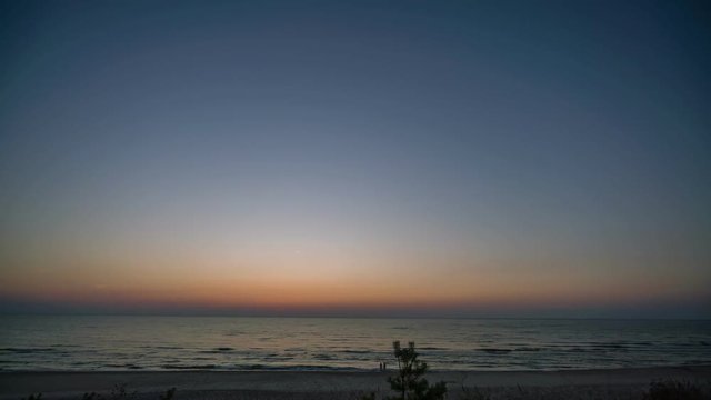 Day to day transition time lapse in Latvia over Baltic sea
