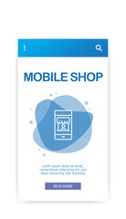 MOBILE SHOP INFOGRAPHIC