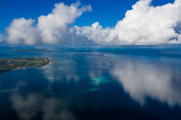 Beautiful cloud and sky in ishigaki