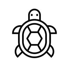 Obraz premium Turtle Line illustration