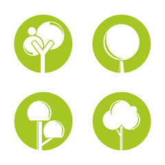 tree and plant icons
