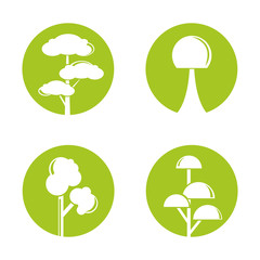 tree and plant icons