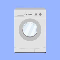 washing machine, vector illustration