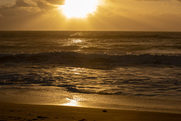 Mandurah Beach At Sunset