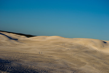 Fototapeta na wymiar Dunes at Sunset in Lancelin