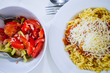 selfmade food nudeln