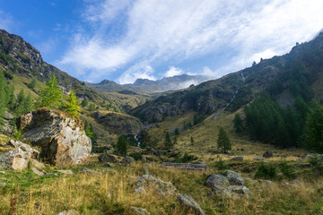 Idyllic view of Adamello Brenta National Park, South Tyrol / Italy