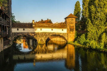 Obraz premium Cityscape of Nuremberg- Historical heritage 
