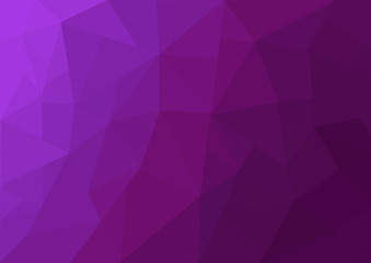 Abstract geometric low poly purple background