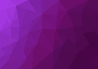 Obraz premium Abstract geometric low poly purple background
