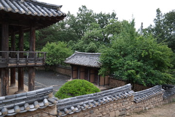 Fototapeta na wymiar Mukgyeseowon Confucian Academy 
