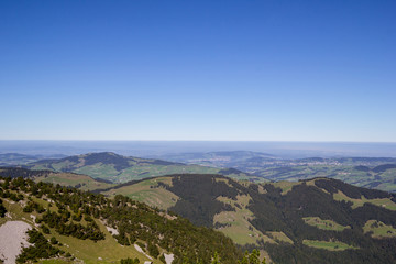 Naklejka premium Ebenalp - Säntis - Bodensee - Schweiz