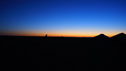 Sunset of Mongolia