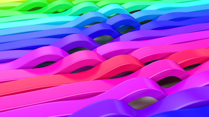 3D Geometric Abstract Background © Kirsty Pargeter
