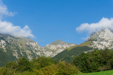 Idyllic view of Adamello Brenta National Park, South Tyrol / Italy