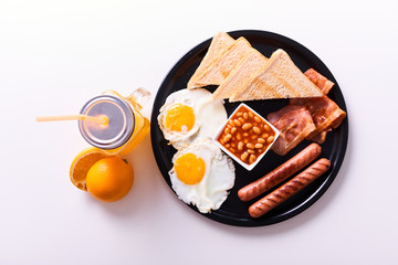 Traditional full English breakfast