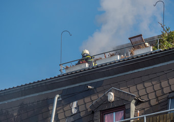 Dachstuhlbrand Feuer