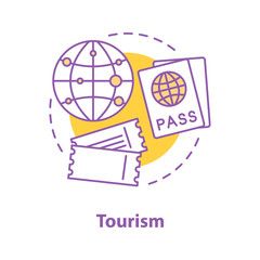 Tourism concept icon