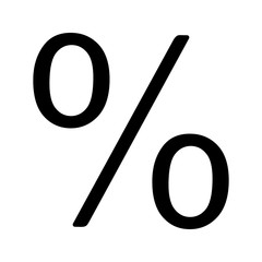 Percent glyph icon