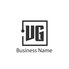 Initial Letter VG Logo Template Design