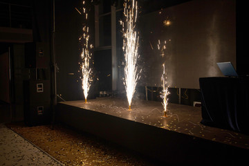 Party, fireworks system