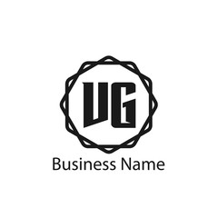 Initial Letter VG Logo Template Design