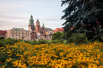 Wawel Castle yard